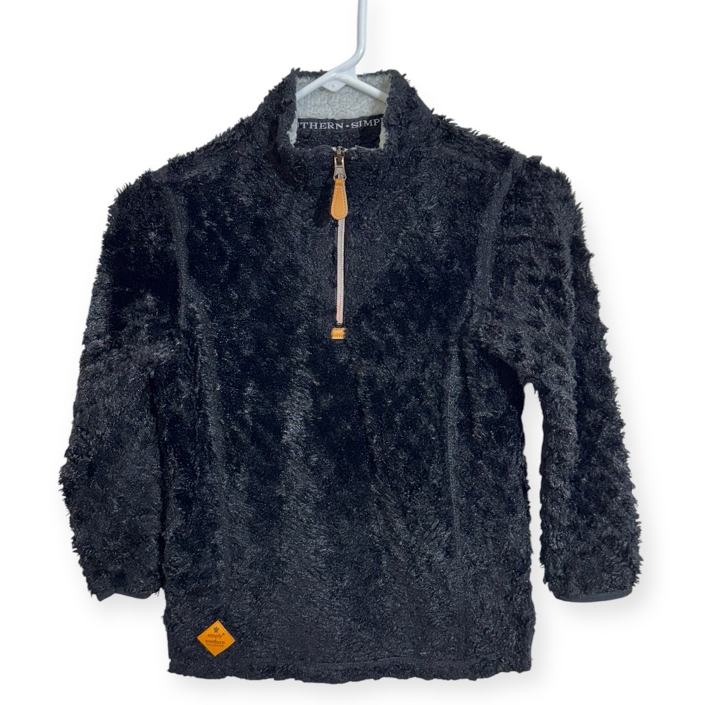 Simply Southern Girls Zippered‎ Neck Pullover YM